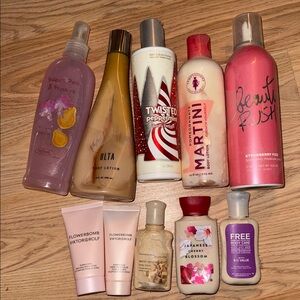 Bath & Body Works Twisted Peppermint Body lotions & Victoria secret